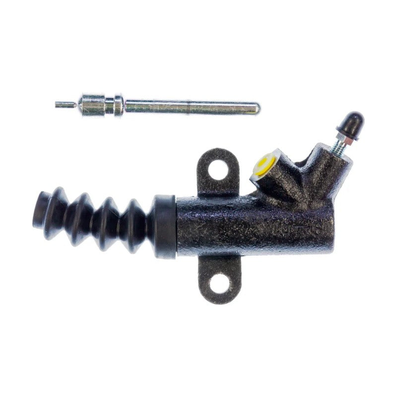 Exedy SC825 clutch slave cylinder with cast iron body and rubber dust boot for 1990-2005 Mazda Miata.