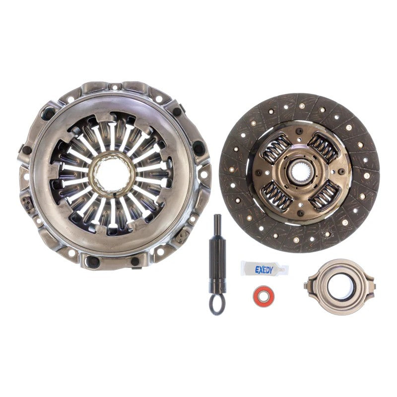 Exedy FJK1006 OE replacement clutch kit featuring pressure plate, clutch disc, and release bearing for 2005 Saab 9-2X.