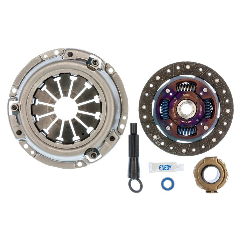 Exedy OE replacement clutch kit HCK1010 featuring pressure plate, clutch disc, and release bearing for 2009-2013 Honda Fit.