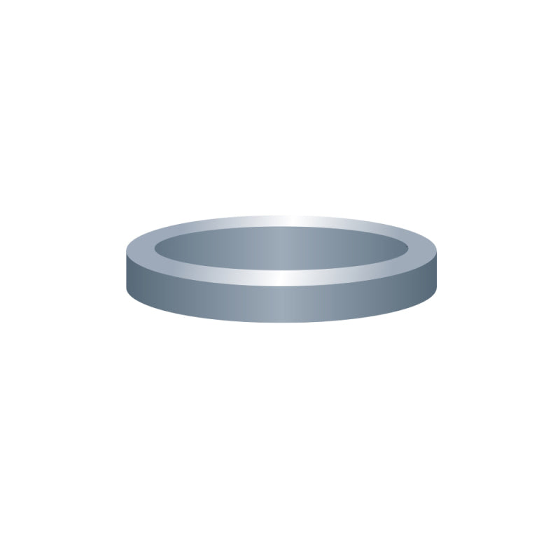 Rays Engineering precision-machined aluminum hub centric ring showing 75mm outer and 64.1mm inner diameters.