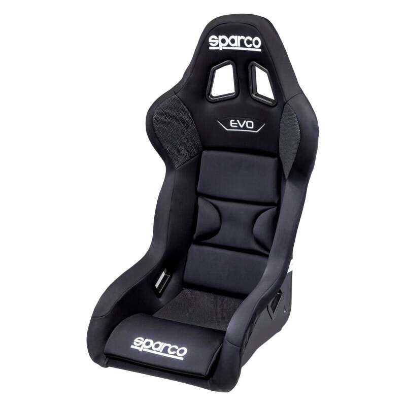 Sparco Evo L QRT X Fiberglass Racing Seat - FIA Approved - Black