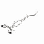 MagnaFlow BMW SPEQ Series Cat-Back Exhaust System Black Chrome