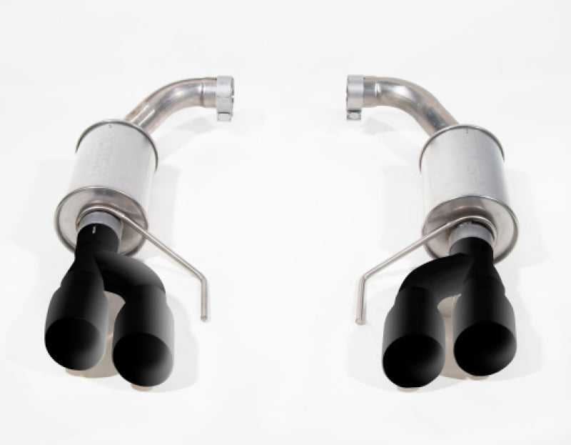 Roush Axle-Back Exhaust System with Black Tips for 2018-2025 Ford Mustang GT