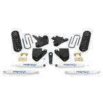 Fabtech 6-inch basic lift system with performance shocks, relocation brackets, and coil springs for Ford F-250 2WD.