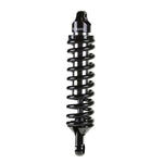 Pair of Fabtech Dirt Logic 2.5 non-reservoir 4-inch front coilovers with stainless steel bodies and black coil springs