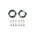 Fabtech 1.5-inch CNC machined aircraft-grade billet aluminum front leveling spacers for 2021-2025 Ford Bronco.