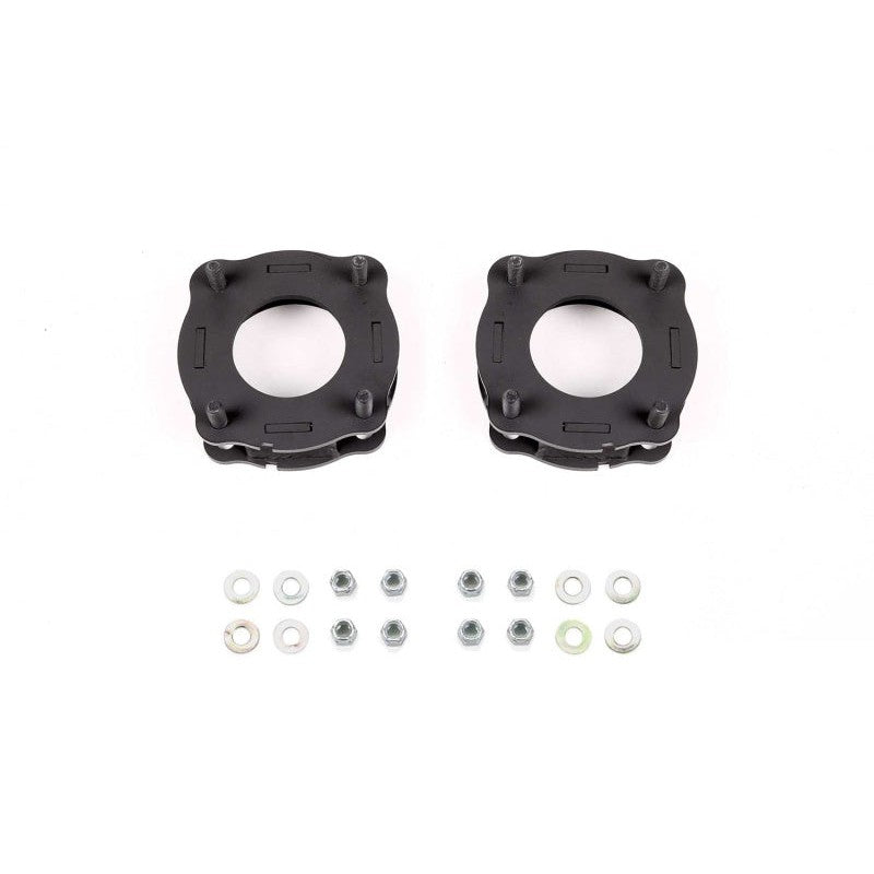 Fabtech 1.5-inch front leveling kit spacers and hardware for 2022-2025 Toyota Tundra