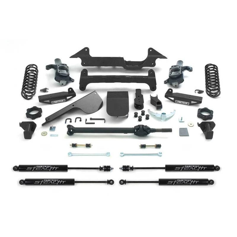 Fabtech 6-Inch Performance System with Stealth Shocks for 2003-2009 Hummer H2 (4WD)