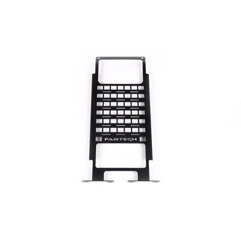 Fabtech texture black overhead Molle rack with ball stud mounting points for Jeep Wrangler and Gladiator