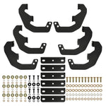 Westin Outlaw Drop Nerf Step Bars - Textured Black - Fits Ford F-150, F-250, and F-350 2015-2026 (SuperCab)
