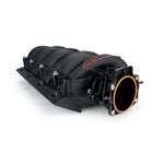 FAST LSX black multi-piece intake manifold with 92mm throttle body inlet