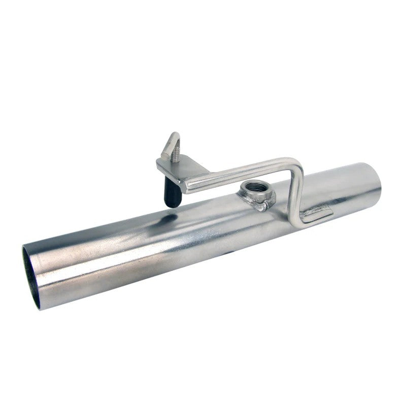 FAST stainless steel tailpipe mount adapter for oxygen sensor testing with protective rubber cover