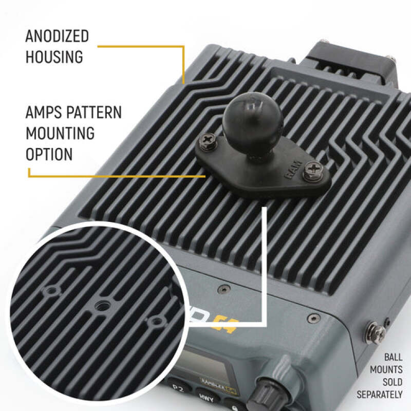 Rugged Radios Rambler G4 GMRS Mobile Radio Kit Lite with Stealth Antenna
