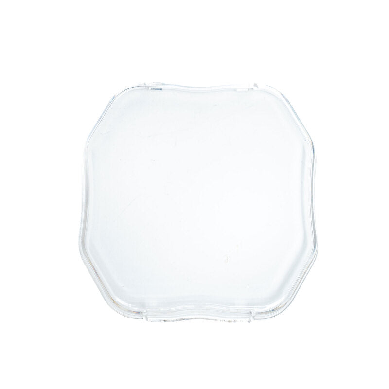 Clear snap-on polycarbonate rock guard for Baja Designs Squadron 2.0 LED light pods