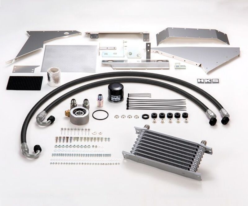 HKS S-Type Oil Cooler Kit for 2017-2021 Honda Civic Type R (FK8) - Black