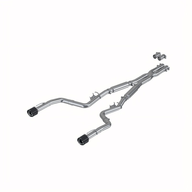 MBRP Armor Pro Series 3-inch dual T304 stainless steel catback exhaust with carbon fiber tips