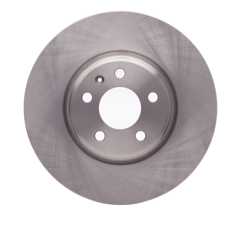 DFC G3000 iron front brake rotor for Audi showing the CNC-machined surface and internal cooling vanes.