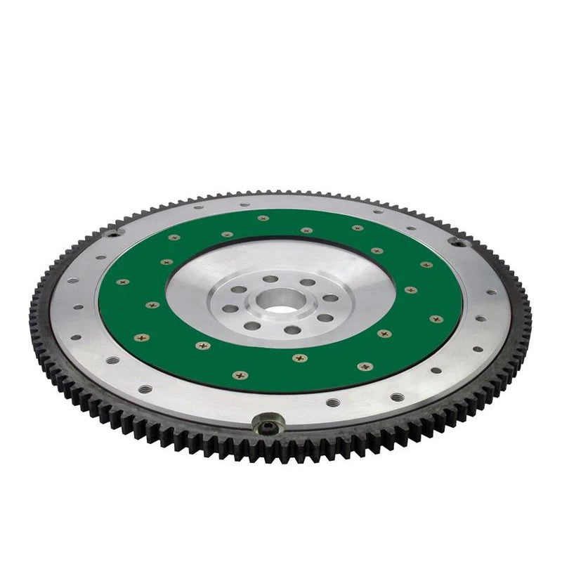 Fidanza 110221 billet aluminum flywheel featuring a replaceable steel friction surface and hardened 1050 steel ring gear.