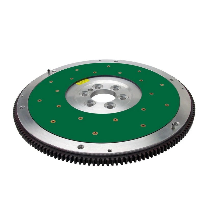 Fidanza performance aluminum flywheel with replaceable steel friction plate and hardened ring gear for 1997-2006 GM 5.7L 6.0L