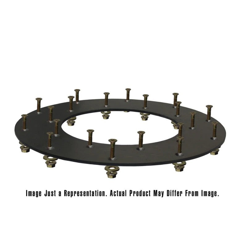 Fidanza 11-inch Small ID flywheel friction plate kit with replacement mounting hardware