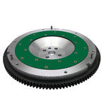 Fidanza performance aluminum flywheel featuring a billet body, 1050 steel ring gear, and replaceable steel friction plate.