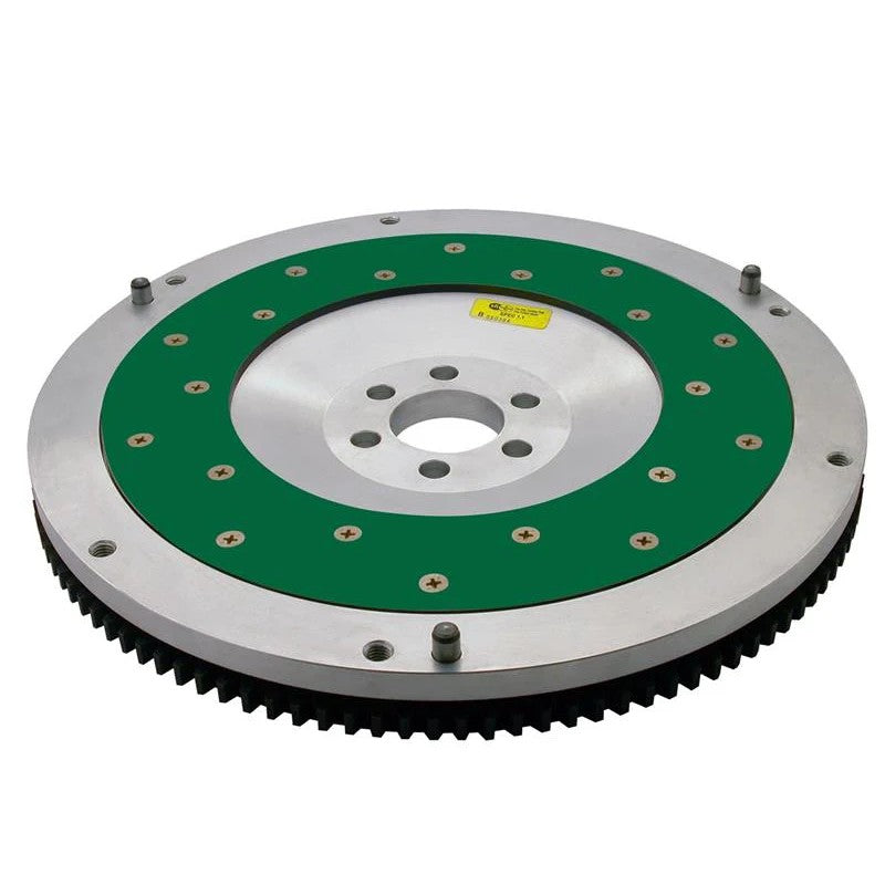 Fidanza 130551 lightweight aluminum flywheel with replaceable steel friction plate and 1050 steel ring gear.