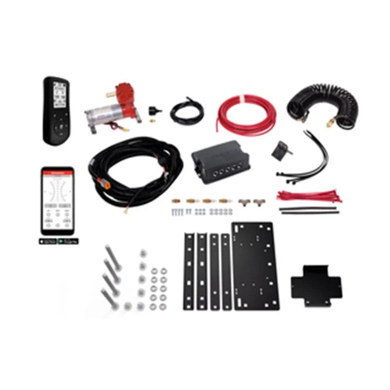 Firestone Airide Air Command Heavy Duty onboard air compressor kit with wireless remote and no-drill bracket