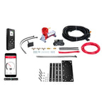 Firestone Air Command Heavy Duty onboard air kit with compressor, ECU, rechargeable remote, and no-drill bracket.