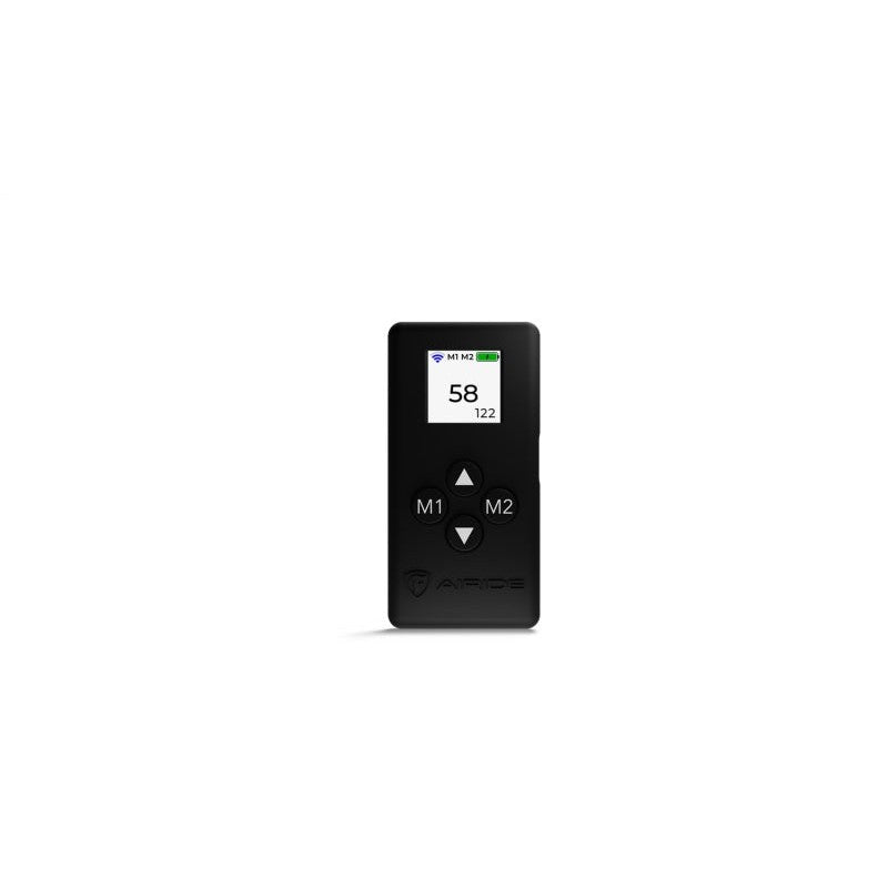 Firestone Air Command wireless handheld remote with color LED screen and USB-C charging port.