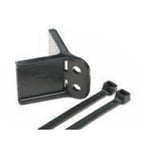 Firestone Air-Rite black metal inflation valve mounting bracket for air suspension systems.