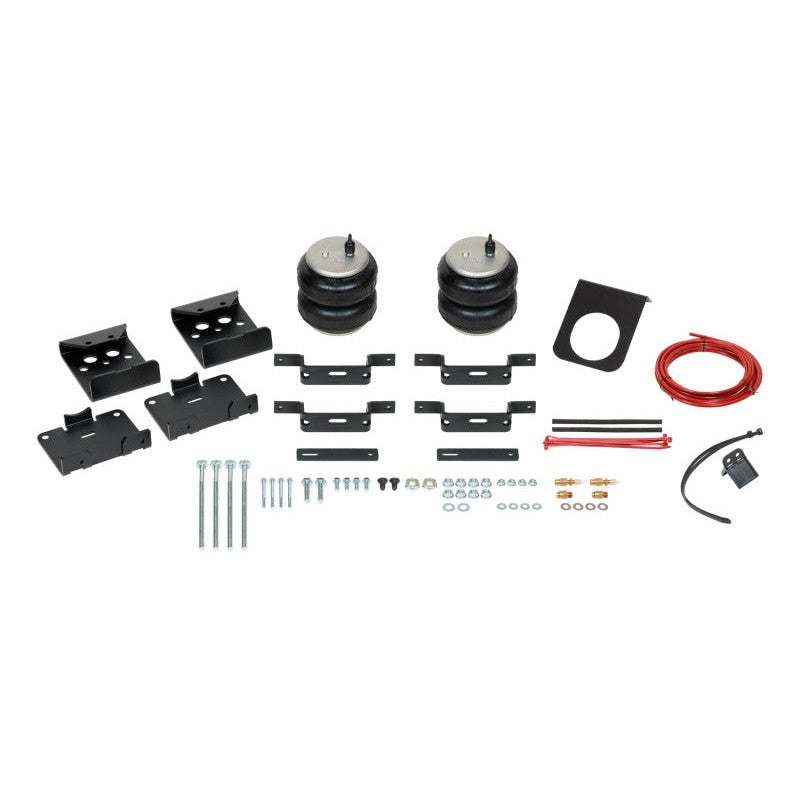 Firestone Ride-Rite air helper spring kit with bellows, mounting brackets, and air lines for 2021-2025 Ford F-150
