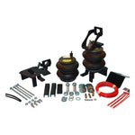 Firestone Ride-Rite rear air helper spring kit with bellows and mounting brackets for Ford F-450.