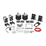 Firestone Ride-Rite rear air helper spring kit with mounting brackets and hardware for 2011-2016 Ford Super Duty trucks