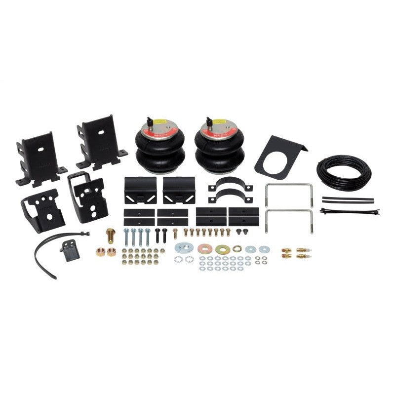 Firestone Ride-Rite RED Label Extreme Duty Rear Air Spring Kit for 2008-2016 Ford F-250 and F-350 Super Duty trucks.