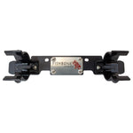 Black powder coated 11-gauge steel flashlight mount for 2007-2018 Jeep Wrangler JK front seat.