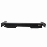 Black powder-coated Fishbone Offroad rear bumper delete plate for 2007-2018 Jeep Wrangler JK