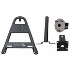 Fishbone Offroad black powder-coated 1/8-inch steel in-bed tire carrier for 2020-2025 Jeep Gladiator JT