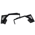 Fishbone Offroad front steel tube fenders with 3-inch flares and perforated side panels in black textured powder coat.