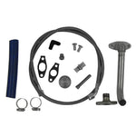 Fleece Performance 63mm Billet LB7 Cheetah Turbocharger with high-flow intake horn and installation kit