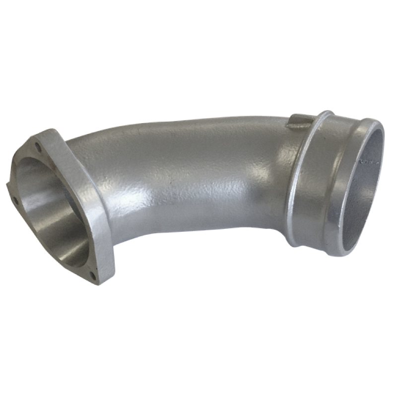 Cast aluminum Fleece Performance high flow intake horn with mounting gasket for 2001-2004 Duramax LB7 engines.