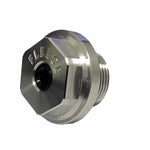 Fleece Performance CNC machined billet aluminum intake air heater delete plug for 2001-2004 GM 6.6L LB7 Duramax