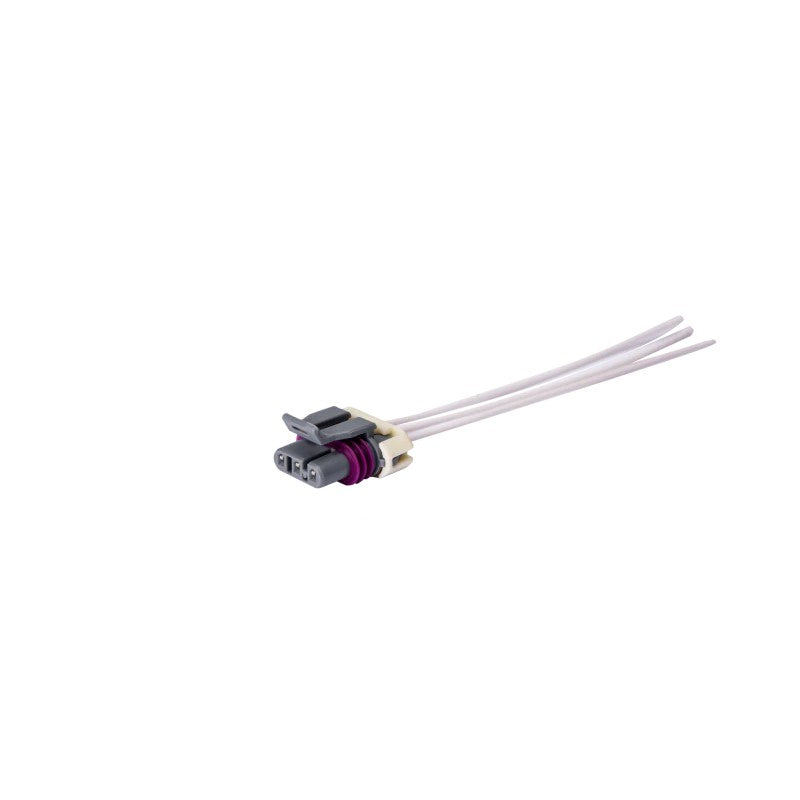 Fleece Performance 6-inch sensor pigtail connector for 2001-2007 GM 6.6L Duramax MAP, BARO, cam, and crank sensors.
