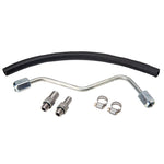 Fleece Performance 5.9L to 6.7L Cummins CP3 fuel line adaptation kit with high-pressure line and high-flow fittings
