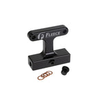 Fleece Performance fuel filter delete block with hardware and port plugs for 2003-2007 Dodge Ram 5.9L and 6.7L Cummins.