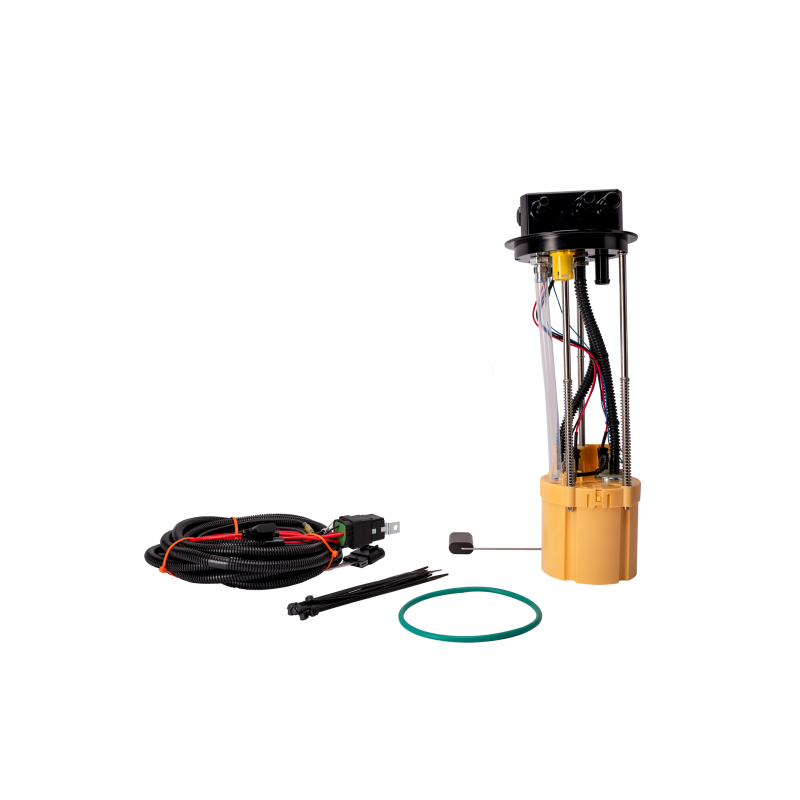 Fleece Performance PowerFlo in-tank lift pump assembly with dual gerotor pumps for 2004.5-2007 GM Duramax diesel trucks.