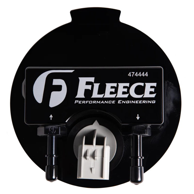 Fleece Performance SureFlo fuel sending unit with billet aluminum cap and float for 2005-2009 Dodge Ram Cummins.