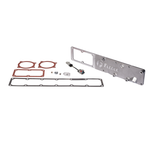 Fleece Performance cast aluminum high flow intake plenum with sensor extension harness, gaskets, and port plugs.
