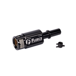 Billet aluminum injector return line repair fitting with dual O-rings and barb for Ford 6.7L Powerstroke
