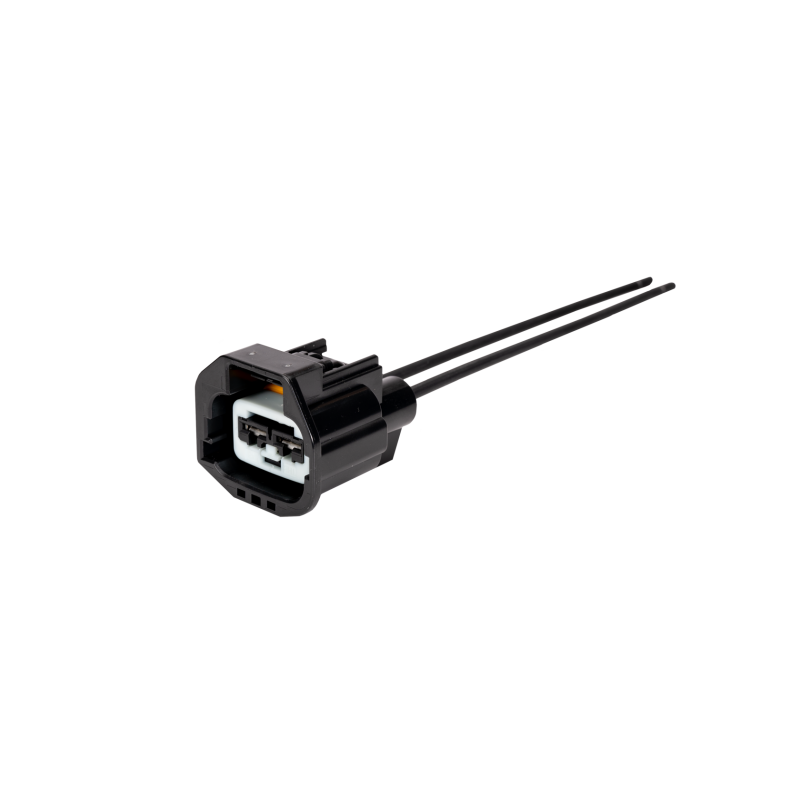 Fleece Performance fuel lift pump pigtail harness with two heat-sealable butt connectors for 2011-2016 Ford 6.7L Powerstroke.