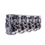 Remanufactured driver-side cylinder head for 6.6L LML Duramax engines featuring new valve springs and guides.